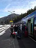 TER pour Toulouse en gare du Lioran.