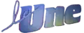 Logo alternatif avec l'indicatif La Une, diffusé à l'antenne de 1985 à 1987.