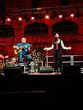 Toquinho, en duo avec Camilla FaustinoPlaisance, Italie, 27 juillet 2022.