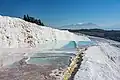 Bassin naturel de la source de Pamukkale, Turquie.