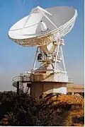 Antenne TTC&M Pleumeur-Bodou - Scan photo (archives privées -1985)