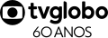 Logo de TV Globo commémorant son 100e&nbsp;anniversaire du réseau.