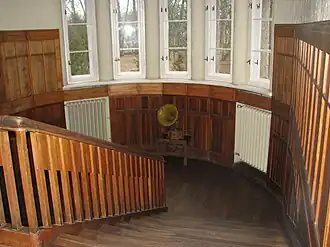 Escalier d'une des tours.