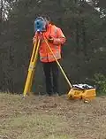 Utilisation d'un tachéomètre