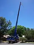 Grue Tadano sur châssis Nissan Diesel