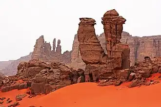 La Tadrart Rouge à Djanet, dans le sud algérien.