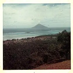 Vue de Tafahi depuis le centre de Niuatoputapu