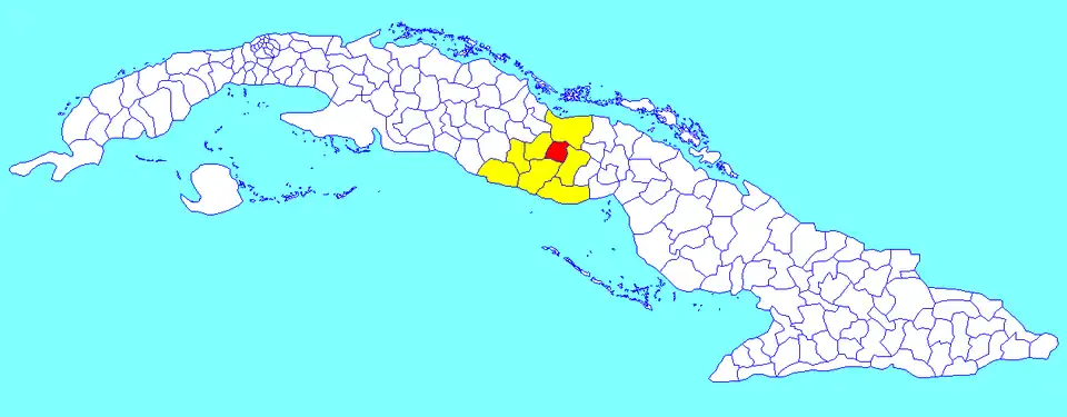 Municipalité de Taguasco dans la province de Sancti Spíritus