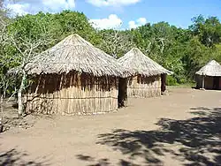 Village taïno à Porto Rico.