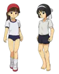 Dessin de bloomers japonais.