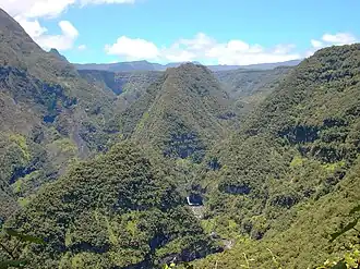 Vue de Takamaka.