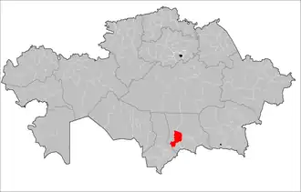 Localisation de District de Talas