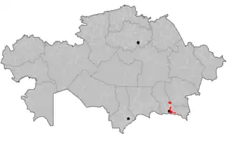 Localisation de District de Talgar