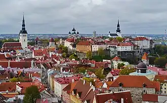 Tallinn vu de la cathédrale.