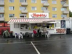 Vente de Mustamakkara au marché de  Tammelantori.