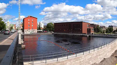 A proximité du pont Satakunnansilta.