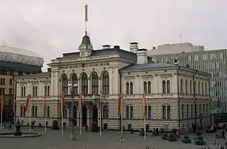 L'Hôtel de ville de Tampere.