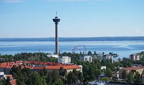 Vue de la tour d'observation de Pyynikki