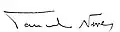 Signature de Tancredo Neves
