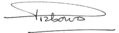 Signature de Prabowo Subianto