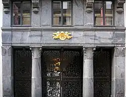 Façade du Tändstickspalatset (« palais des allumettes »), construit pour Ivar Kreuger.