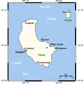 Carte de Tanna.