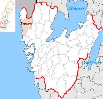 Localisation de Tanum