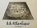 Un des nombreux tapis réalisés pour l'Atlantique.
