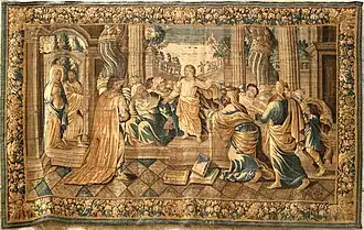 Jésus au milieu des docteurs,cathédrale Saint-Trophime,Arles.