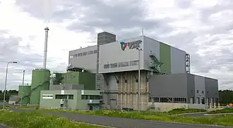 Usine d'incineration de Tarasteenjärvi.