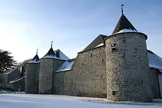 Le château (XVIIe siècle).