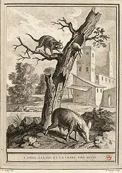 Image illustrative de l’article L'Aigle, la Laie et la Chatte