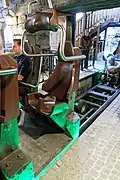 Siège sur l'un des 4 train de l'attraction.