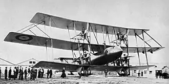 Vue de l'avion.