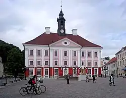 Hôtel de Ville de Tartu, Estonie.