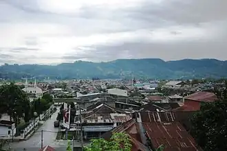 Panorama de la ville de Tarutung.