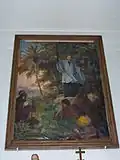 Tableau dans l'église
