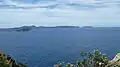 L'île Tasman et la péninsule de Tasman depuis le cap Raoul.