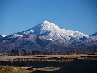 Le mont Tateshina en hiver.