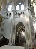 Croisillon sud, côté ouest.