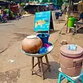 Vente de tchakpalo au Bénin