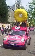 Véhicule publicitaire de la caravane du Tour de France 2014