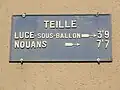 Plaque de cocher