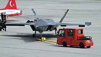 Vue de l'avion.