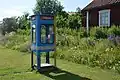 Ancienne cabine téléphonique à Karbenning (2019)