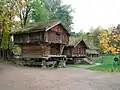 Hovin environ 1300 et Gransherad, 1797, Telemark qui ont été déplacés au Norsk Folkemuseum