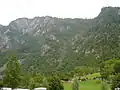 Le plateau de Chamois vu depuis la gare de Buisson