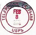 La marque postale de Telephone