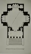 Plan dû à Ottavio Bertotti Scamozzi