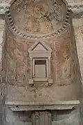 Abside (intérieur) et traces de fresques du VIIIe&nbsp;siècle
